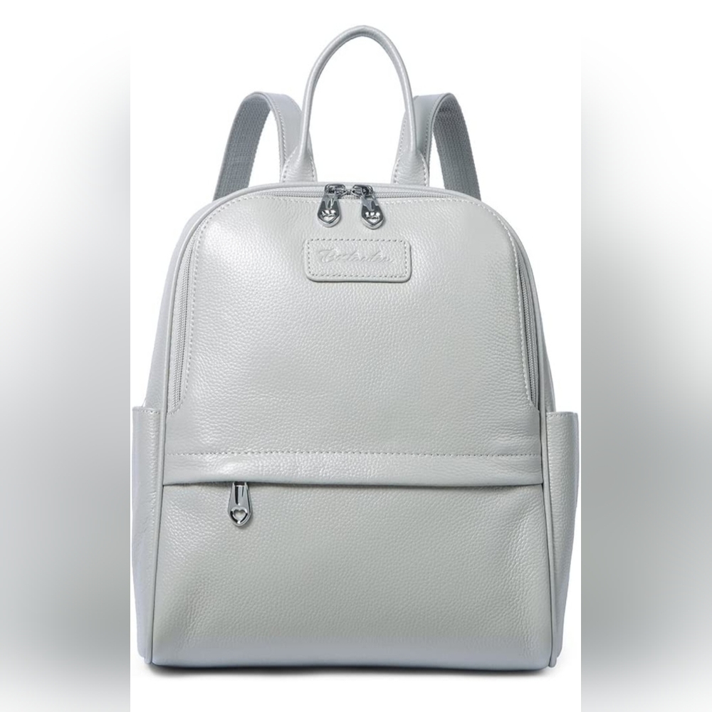 Leather backpack